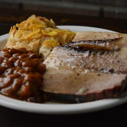 Crazy Bob's Only Bar & Grill - Crazy Bob's Custom rub - smoked Beef Brisket. Served with your choice of sides. Try our custom sauces.