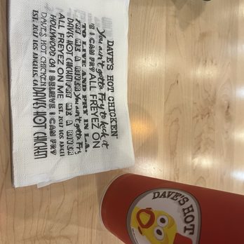 Dave's Hot Chicken - Dave's Message - Chicken Shop Near Me - Gainesville, Florida