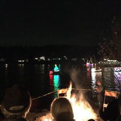 Milwaukie Riverfront Park - Milwaukie Bay Park during the Winter Ships Solstice Event. Why a treat!