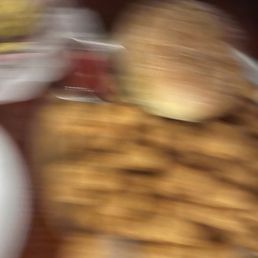Mini Mac and tater tots, I must've been too excited to dig in so the photo is blurry. :)