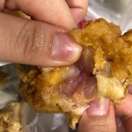 Raw hot wings