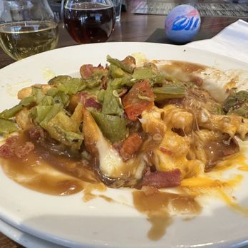 Quarter Celtic Brewpub - The BEST poutine I've had in a long time with the New Mexico Green Chilis. - Brewpubs Near Me - Albuquerque, New Mexico