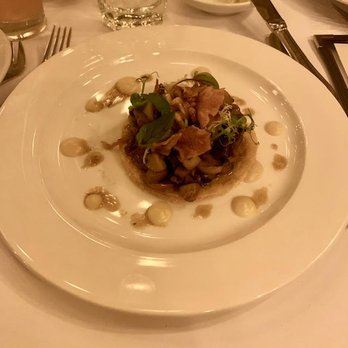 Le Gratin - Mushroom tartelette - French Near Me - New York, New York Le Gratin - Mushroom tartelette - French Near Me - New York, New York