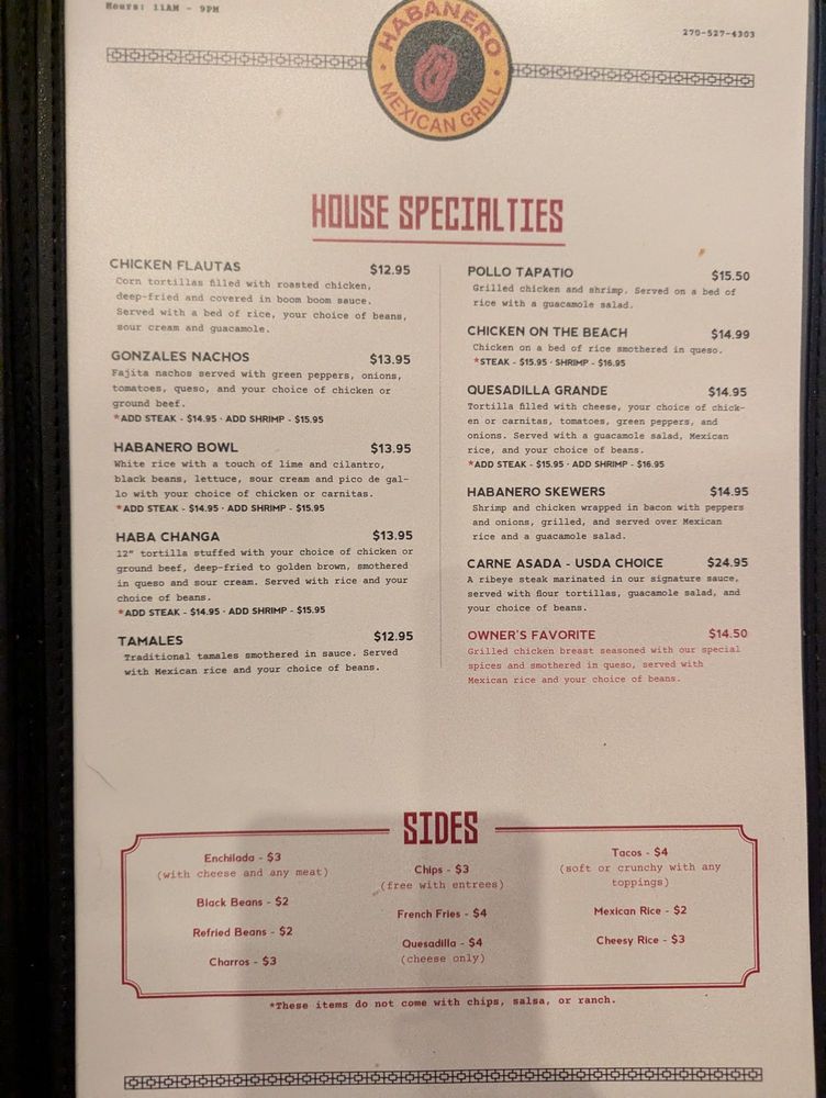 Habanero Mexican Grill