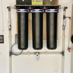 Smile Plumbing - 3 Stage Whole Home Filtration System! :)