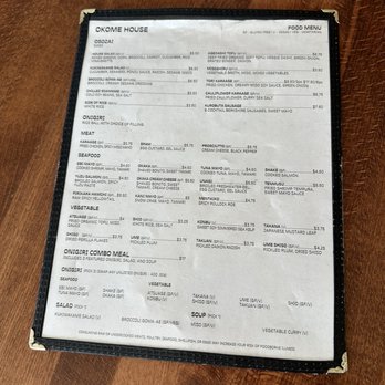 Okome House - Menu - Japanese Near Me - Minneapolis, Minnesota Okome House - Menu - Japanese Near Me - Minneapolis, Minnesota