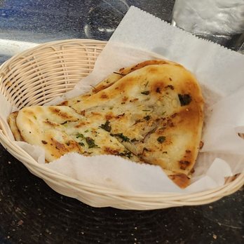 Khaao Macha - Garlic Naan - Indian Near Me - Akron, Ohio