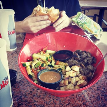 Fire Island Grill - Mm mm bowl with the coconut rice. Yummy. - Hawaiian Near Me - Palmdale, California