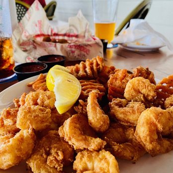 Dead Dog Saloon - Fried Shrimp - Seafood Near Me - Murrells Inlet, South Carolina