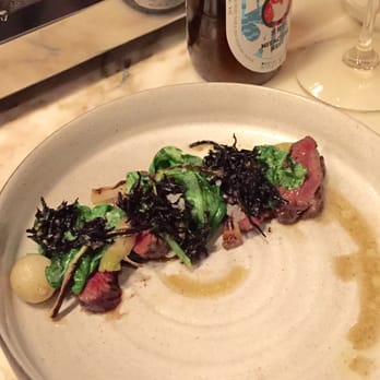 Uchi Dallas - Chef special-hanger steak with baby turnips - Japanese Near Me - Dallas, Texas
