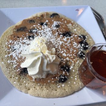 Square Cafe - Single Lemon Berry Ricotta Pancake - Breakfast & Brunch Near Me - Pittsburgh, Pennsylvania