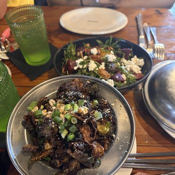 Elizabeths Farmhouse - Kungpao Brussels sprouts and beet salad - Beer Bar Near Me - Putnam, Connecticut Elizabeths Farmhouse - Kungpao Brussels sprouts and beet salad - Beer Bar Near Me - Putnam, Connecticut
