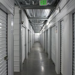 Sierra Self Storage - Well lit interior hallways