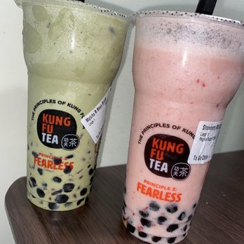 Select by Kung Fu Tea - Sesame Matcha Milk Strawberry Milk Slush - Bubble Tea Near Me - Flushing, New York Select by Kung Fu Tea - Sesame Matcha Milk Strawberry Milk Slush - Bubble Tea Near Me - Flushing, New York