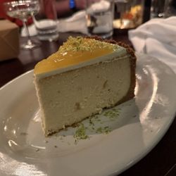 Key lime cheesecake
