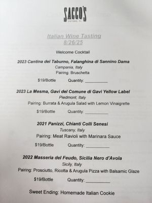 Menu photo 2 Tony Sacco's Coal Oven Pizza Estero, FL Menu photo 2 Tony Sacco's Coal Oven Pizza Estero, FL