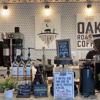 Summer Moon Coffee - customers at the counter - Coffee Roasteries Near Me - Austin, Texas