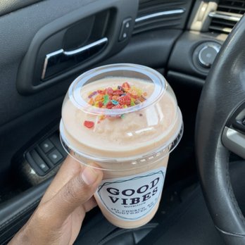 Good Vibes Nutrition - Fruity Pebbles Shake - Coffee & Tea Near Me - Southaven, Mississippi