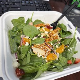 Orange is the New Blackened Salad