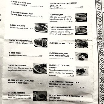 El Zarape - Menu - Mexican Near Me - Leakesville, Mississippi