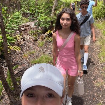 Devastation Trail - Selfie on the trail. - Hiking Near Me - Mountain View, Hawaii