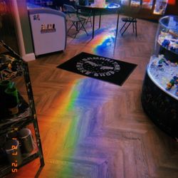 Samaritan Smoke Shop - Early morning sun through the shop