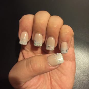 Candy Nails - Gel Nude Ombré and with glitter! #soinlove - Nail Salons Near Me - Las Vegas, Nevada