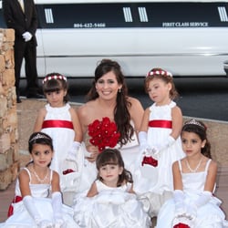 First Class Limo - The white glove treatment for the big day