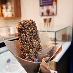 Purdys Chocolatier - Vanilla Ice Cream Bar with Dark Chocolate Almonds