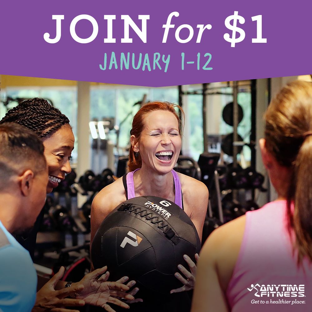 Social spots from Anytime Fitness