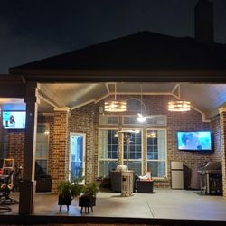 Paradise Pools and Outdoor Living - New Man Cave Patio Cover / Home Addition