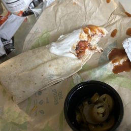 Fiesta veggie burrito Fiesta veggie burrito