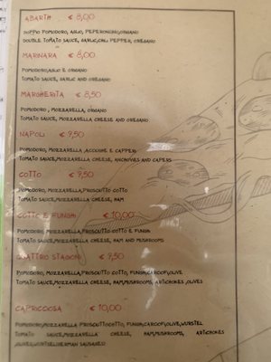 Menu photo 1 Pizzeria Lercari Ercole Vernazza, SP