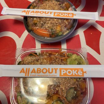 All About Poke - Smashed into to go containers. - Seafood Near Me - Burbank, California All About Poke - Smashed into to go containers. - Seafood Near Me - Burbank, California
