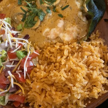 La Mansion - My shrimp with cream and mushrooms... TOO BOMB - Mexican Near Me - Lacey, Washington La Mansion - My shrimp with cream and mushrooms... TOO BOMB - Mexican Near Me - Lacey, Washington