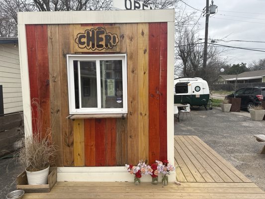 Cheri Coffee and Flowers by null