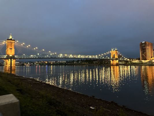 Purple People Bridge by null