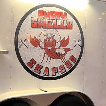 Rusty Shells - a lobster on the side of a trailer - Food Trucks Near Me - Belton, Texas