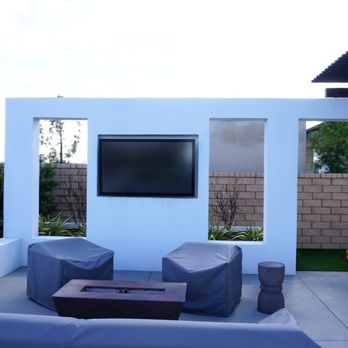Shultz Audio Video - 75 inch outdoor TV installation. - Home Theatre Installation Near Me - Escondido, California Shultz Audio Video - 75 inch outdoor TV installation. - Home Theatre Installation Near Me - Escondido, California
