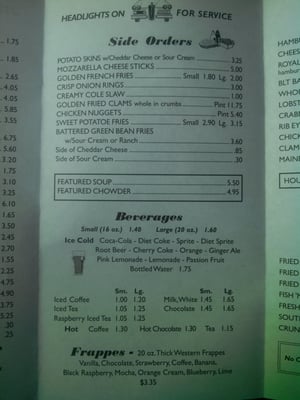Menu photo 7 Fat Boy Drive In Brunswick, ME