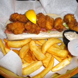 Fried grouper sandwich