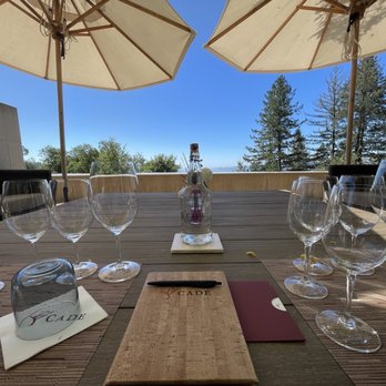 CADE Estate Winery - The view from the patio tasting was fantastic. - Wine Tasting Room Near Me - Angwin, California CADE Estate Winery - The view from the patio tasting was fantastic. - Wine Tasting Room Near Me - Angwin, California