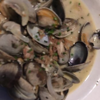 Mizuna - Steamed Clams with Pork Belly- - SO SO Good! - New American Near Me - Spokane, Washington Mizuna - Steamed Clams with Pork Belly- - SO SO Good! - New American Near Me - Spokane, Washington