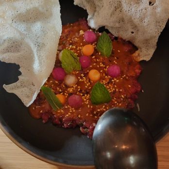 Bear at Stanly Ranch - Bison Tartare - New American Near Me - Napa, California