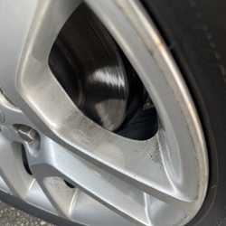 Mobil - i paid extra for tire cleaning and this is what i get on ALL MY TIRES