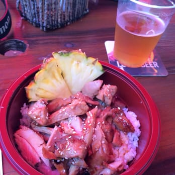 Cuckoo Coconuts Waikiki - Chicken Teriyaki and a local brew on tap - Cocktail Bars Near Me - Honolulu, Hawaii