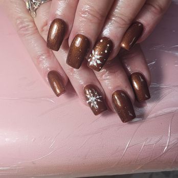 Kansas Nails and Spa - Thank you for my Christmas  nails!!!! I love them - Nail Salons Near Me - Olathe, Kansas