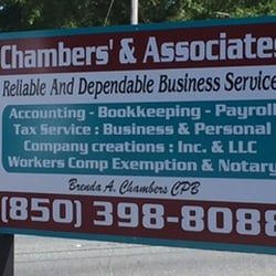 Chambers & Associates - Our New Sign