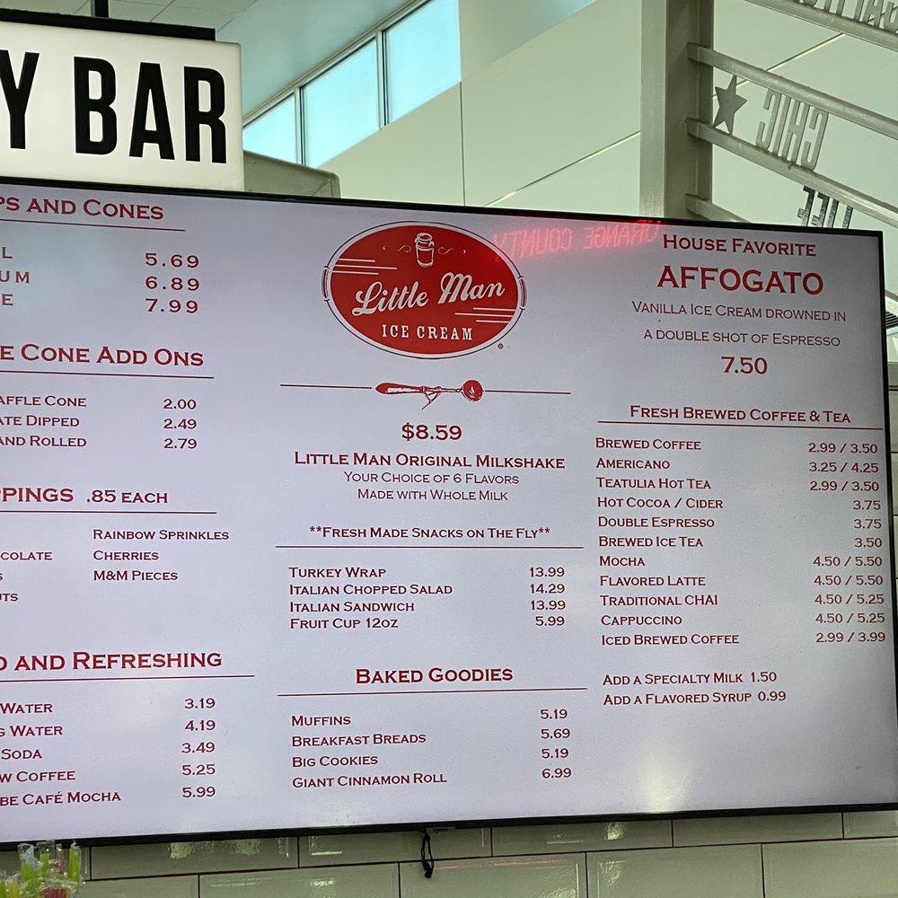 Little Man Ice Cream - the menu for the sky bar - Ice Cream & Frozen Yogurt Near Me - Denver, Colorado Little Man Ice Cream - the menu for the sky bar - Ice Cream & Frozen Yogurt Near Me - Denver, Colorado