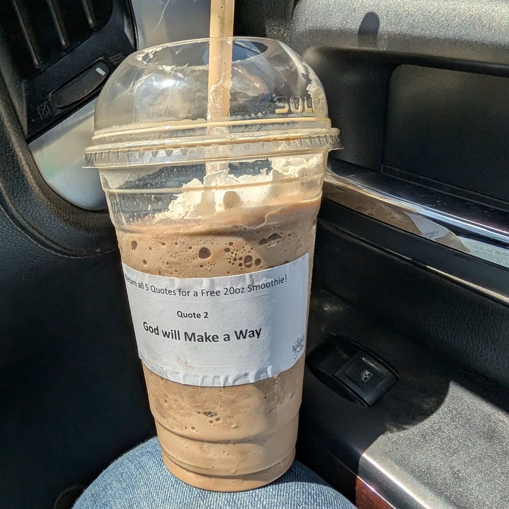 Roselen's Coffees & Delights - An inspirational Bible verse on every to go cup. - Coffee & Tea Near Me - Arthur, Illinois Roselen's Coffees & Delights - An inspirational Bible verse on every to go cup. - Coffee & Tea Near Me - Arthur, Illinois